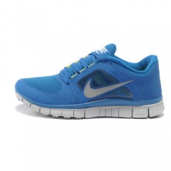 (Women) Nike Free Run 3 Blue White