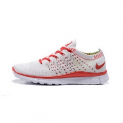 (Women) Nike Free Flyknit NSW HTM SP White Red Logo