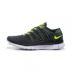 (Women) Nike Free Flyknit NSW HTM SP Black Green Logo