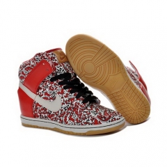 (Women) Nike Dunk Sky High Liberty Of London Red Sail Shoes