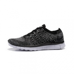 (Women) Nike Free Flyknit NSW HTM SP Black Grey White