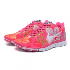 (Women) Nike Free TR Fit 2 Pink White Green