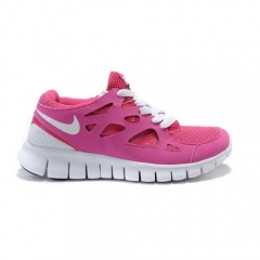 (Women) Nike Free Run 2 Pink White Running Shoes