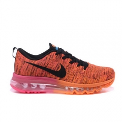 (Women) Air Max Flyknit Orange Black