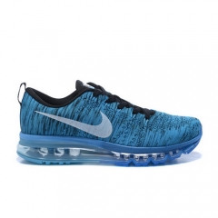 (Women) Nike Air Max Flyknit Blue Black