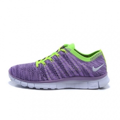 (Women) Nike Free Flyknit HTM SP Purole White