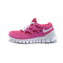 (Women) Nike Free Run 2 Pink White Running Shoes