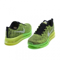 (Women) Air Max Flyknit Green Black