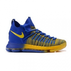 Nike Kevin Durant 9 Elite Blue Yellow Men