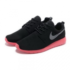 (Women)Nike Roshe Run Black Grey Red