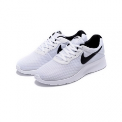 (Women) Nike Roshe Run Net White Black