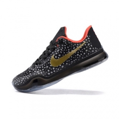 Nike Kobe 10 2015 Black Mamba Black Gold