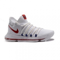 Nike Kevin Durant 10 White Red Men