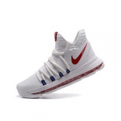 Nike Kevin Durant 10 White Red Men