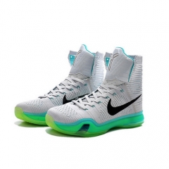 Nike Kobe 10 High White Black Green