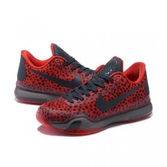 Nike Kobe 10 Safari Print Black Red