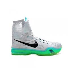 Nike Kobe 10 High White Black Green