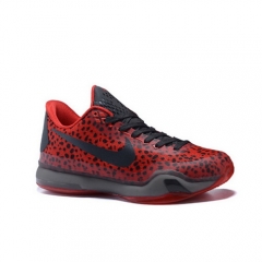 Nike Kobe 10 Safari Print Black Red