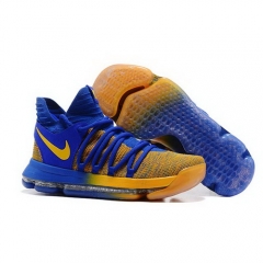 Nike Kevin Durant 10 Blue Yellow Men