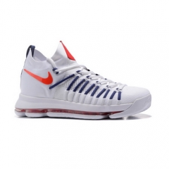 Nike Zoom Kevin Durant 9 Elite White Dark Blue Orange Men