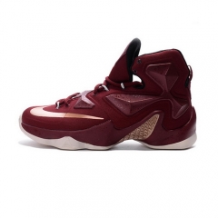 Nike LeBron 13 Wine Red Gold Men