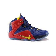 Nike LeBron 12 Navy Blue Red Yellow