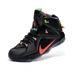 Nike LeBron James 12 Black New 2015 Men Shoes