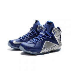 Nike Lebron 12 Silver Blue