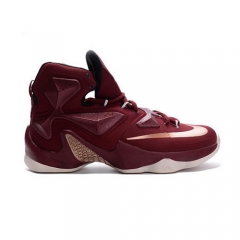 Nike LeBron 13 Wine Red Gold Men