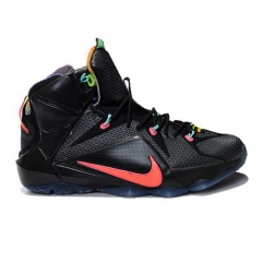 Nike LeBron James 12 Black New 2015 Men Shoes