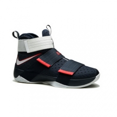 Nike Lebron James Soldier 10 Obsidian University Red White Men