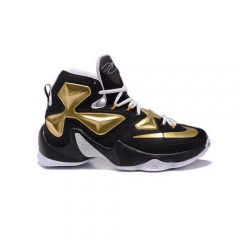 Nike Lebron 13 Black Gold White