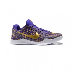 Nike Kobe 11 Low Lakers Purple Gold Men