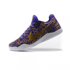 Nike Kobe 11 Low Lakers Purple Gold Men