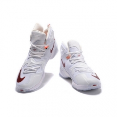 Nike Lebron James 13 White Metallic Red