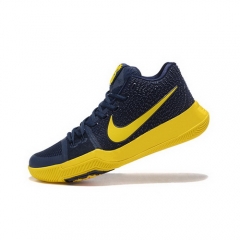 Nike Kyrie 3 Dark Blue Yellow Men