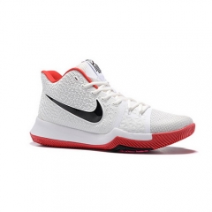 Nike Kyrie 3 White Red Black Men