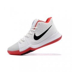 Nike Kyrie 3 White Red Black Men