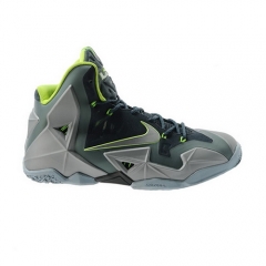 Nike LeBron 11 Dunkman Grey Silver Volt