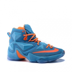 Nike Lebron James 13 Custom Blue Orange