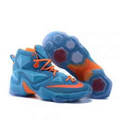 Nike Lebron James 13 Custom Blue Orange