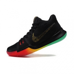 Nike Kyrie 3 Black Gold Rainbow Men