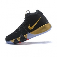 Nike Kyrie 4 Black Gold Red Men