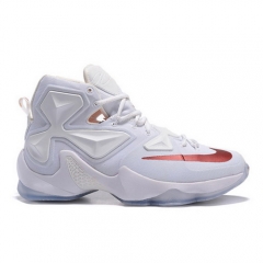 Nike Lebron James 13 White Metallic Red