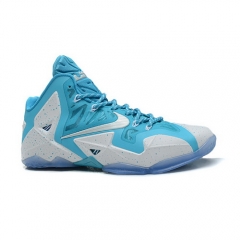 Nike Lebron 11 White Sky Blue Shoe