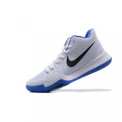 Nike Kyrie 3 White Hyper Cobalt Black Men