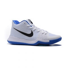 Nike Kyrie 3 White Hyper Cobalt Black Men