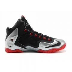 Nike Lebron 11 Red Silver Black