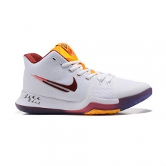 Nike Kyrie 3 White Yellow Purple Red Men