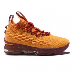 Nike Lebron 15 Yellow Wine Red Men